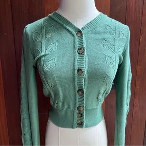 Emmy design sweden Susie Q cardigan Celadon Green XS S . X-listed.